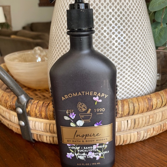 Bath & Body Works Other - Bath & Body Works Aromatherapy Inspire Violet Sandalwood Eucalyptus Lotion